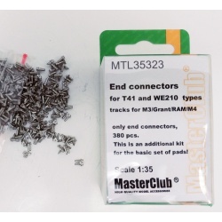 MasterClub MTL35323,SCALE 1/35,END CONNECTORS FOR T41 AND WE210 TRACKS M3/M4/RAM