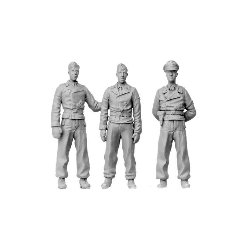 SOL RESIN FACTORY, MM262 , Russia Female Tank Crew (3 FIGURES) , SCALE 1:16