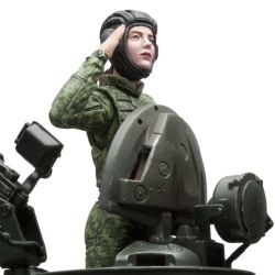 SOL RESIN FACTORY,SCALE 1/16, Russia Female Tank CommanderII,cat.no. MM238,120mm