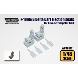 Wolfpack WP48212, F-106A/B Delta Dart Ejection seat set (for Revell), SCALE 1/48