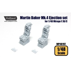 Wolfpack WP48197, Martin Baker Mk.4 Ejection seats (for 1/48 Mirage), SCALE 1/48