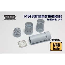 Wolfpack WP48194, F-104 Starfighter J79 Engine Nozzle set (for Haseg, SCALE 1/48