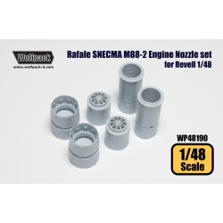 Wolfpack WP48190, Rafale SNECMA M88-2 Engine Nozzle set (for Revell), SCALE 1/48