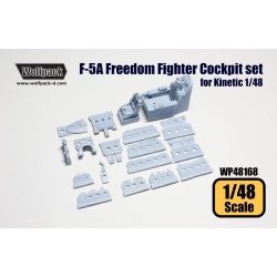 Wolfpack WP48168, F-5A Freedom Fighter Cockpit set (for Kinetic 1/48),SCALE 1/48