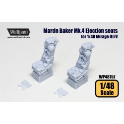 Wolfpack WP48157, Martin Baker Mk.4 Ejection seats for Mirage III/V ,SCALE 1/48