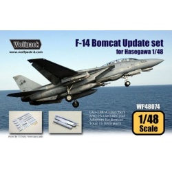 Wolfpack WP48074, F-14 Bomcat Update set (for Hasegawa 1/48), SCALE 1/48