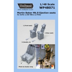 Wolfpack WP48071, Martin Baker Mk.8 Ejection seats for TSR.2 , SCALE 1/48