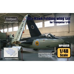 Wolfpack WP48058, Hawker Sea Hawk Folding wing set (for Trumpeter ) ,SCALE 1/48