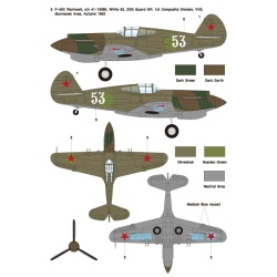 Wolfpack WD48016,P-40 Warhawk Part.2 - Lend-Lease Warha (DECALS SET), SCALE 1/48