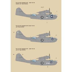 Wolfpack WD48011, PBY Catalina Part.2 - Black Cat Squad (DECALS SET), SCALE 1/48