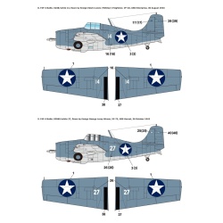 Wolfpack WD48001, F4F-4 Wildcat Part.1 'Carrier Base Wildcat (DECALS),SCALE 1/48