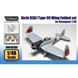 Wolfpack WW48006, Aichi D3A1 Type 99 Wing Folded set (for Hasegawa ),SCALE 1/48