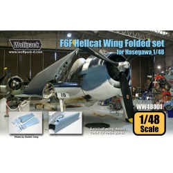 Wolfpack WW48001, F6F Hellcat Wing Folded set (for Hasegawa 1/48) ,SCALE 1/48