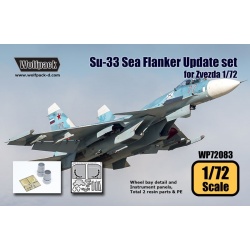 Wolfpack WP72083, Su-33 Sea Flanker Update set (for Zvezda 1/72) SCALE 1/72