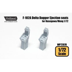 Wolfpack WP72078, F-102A Delta Dagger Ejection seat set(for Hasegawa, SCALE 1/72