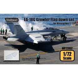 Wolfpack WP72052, EA-18G Growler Flap down set (for Hasegawa 1/72), SCALE 1/72