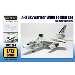 Wolfpack WP72060, A-3 Skywarrior Wing Folded set (for Hasegawa 1/72), SCALE 1/72