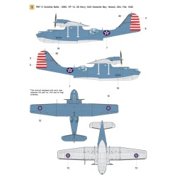 Wolfpack WD72003, PBY Catalina Part.1 (PBY-5/5A) (DECALS SET) ,SCALE 1/72