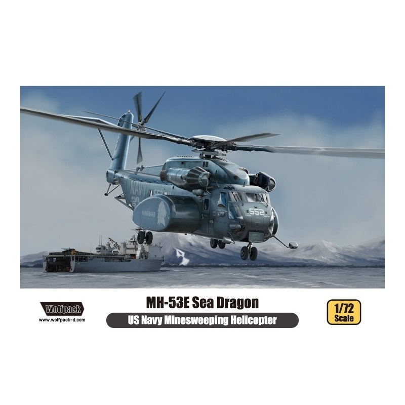 Wolfpack WP17206, MH-53E Sea Dragon 'US Navy' - PLASTIC MODEL KIT , SCALE 1/72