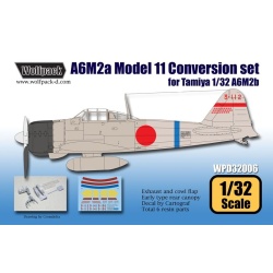 Wolfpack WPD32006, A6M2a Zero Model 11 Conversion set (for Tamiya ), SCALE 1/32