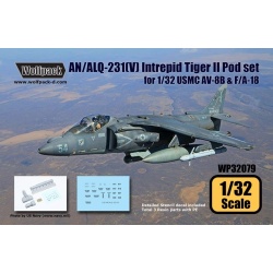 Wolfpack WP32079, AN/ALQ-231(V) Intrepid Tiger II Pod set (AV-8) , SCALE 1/32