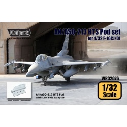 Wolfpack WP32076, AN/ASQ-213 HTS Pod set with Left side Adaptor , SCALE 1/32