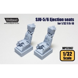 Wolfpack WP32067, Martin Baker SJU-5/6 Ejection seats ( F/A-18) 2pcs, SCALE 1/32