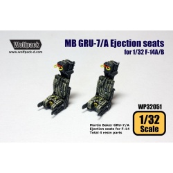 Wolfpack WP32051, Martin Baker GRU-7/A Ejection seat (for 1/32 F-14A, SCALE 1/32