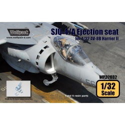 Wolfpack WP32032, SJU-4/A NACES Ejection seat for AV-8B Harrier II , SCALE 1/32