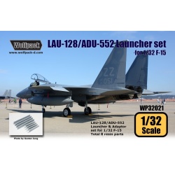 Wolfpack WP32021, LAU-128/ADU-552 Launcher set for F-15 , SCALE 1/32
