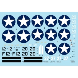 Wolfpack WD32004, F4F-4 Wildcat Part.1 'Carrier Base Wildcat (DECAL), SCALE 1/32
