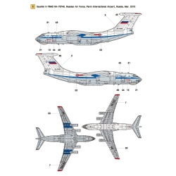 Wolfpack WD14402,Ilyushin Il-76 Part.1 - Russian Air F (DECALS SET) ,SCALE 1/144