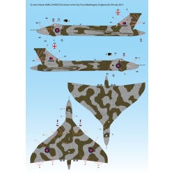 Wolfpack WD14401, Avro 698 Vulcan Part.1 (DECALS SET) ,SCALE 1/144