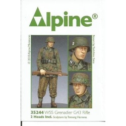 ALPINE MINIATURES 35244, WSS Grenadier G43 Rifle, SCALE 1:35