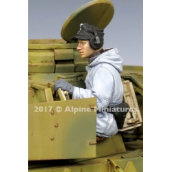 ALPINE MINIATURES 35239, WSS Panzer Gunner Winter, SCALE 1:35