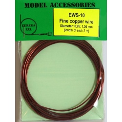 Fine copper wires 0.95 mm / 1.00 mm, EWS-10, Eureka XXL