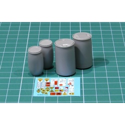 E-040 – Plastic Chemical Storage Drums Set 2 , Eureka XXL, 1/35