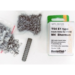 MASTERCLUB, MTL35125, Metal Tracks for for M4 SHERMAN T54E1 TYPE
