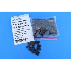 MasteClub MTL35322 1/35 Worn rubber pads T48 type for M4 Sherman
