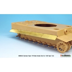 DEF.MODEL, DE35012, German Tiger-I Tank Side fender set (for 1/35 Tiger-I , 1:35