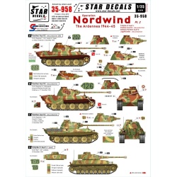Star Decals 35-958, Decals for Op. Nordwind 2. The Ardennes 1944-45