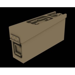 RE35-549, Metal ammo boxes for MG34/42 (12pcs), SCALE 1:35 PANZERART