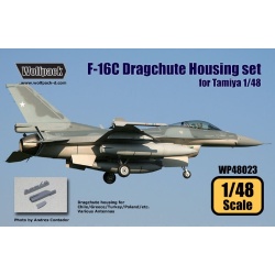 Wolfpack WP48023, F-16C Dragchute Housing set (for Tamiya 1/48), SCALE 1/48