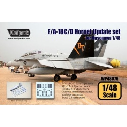 Wolfpack WP48076, F/A-18C/D Hornet Late type Update set (for Haswgawa 1/48), SCALE 1/48