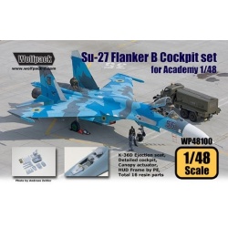 Wolfpack WP48100, Su-27 Flanker B Cockpit set (for Academy 1/48), SCALE 1/48