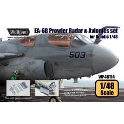 Wolfpack WP48114, EA-6B Prowler Radar and Avionics set (for Kinetic), SCALE 1/48