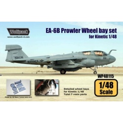 Wolfpack WP48115, EA-6B Prowler Wheel bay set (for Kinetic 1/48), SCALE 1/48