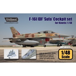 Wolfpack WP48121, F-16I IDF 'Sufa' Cockpit set (for Kinetic 1/48), SCALE 1/48