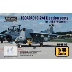 Wolfpack WP48159 ESCAPAC IG-2/4 Ejection seats for A-7K Corsair II, SCALE 1/48