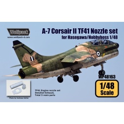 Wolfpack WP48163, A-7 Corsair II TF41 Engine Nozzle set (for Hasegawa,SCALE 1/48